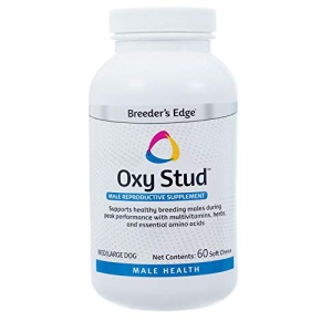 Revival Animal Health Breeder's Edge Oxy Stud- Male Performance Supplement- for Medium & Large Dogs & Cats- 60ct Soft Chews